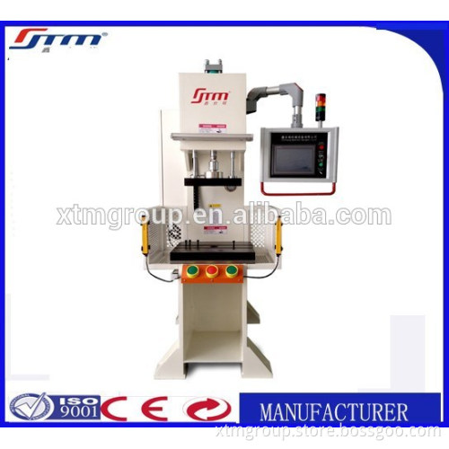 CNC servo hydraulic press machine for fitting ,punching,stamping,shaping and samll parts of the press fit assembly